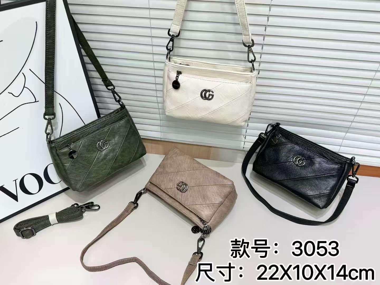 3053 Original design women's bag, fashionable new style shoulder crossbody handheld ladies bag, factory direct supply - Image 1