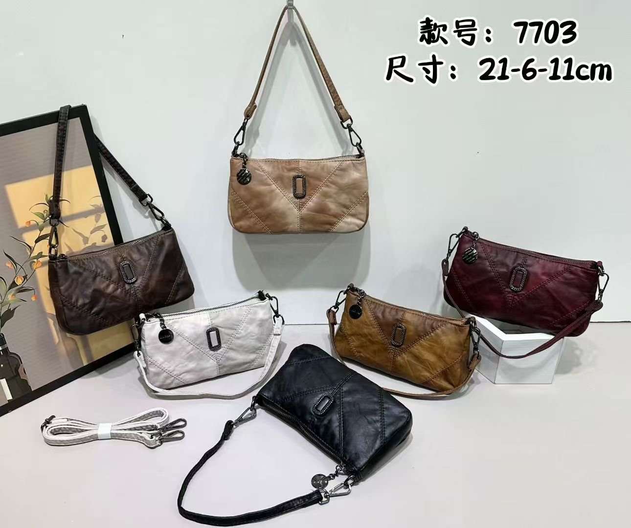 7703 Original design women's bag, fashionable new style shoulder crossbody handheld ladies bag, factory direct supply - Image 1