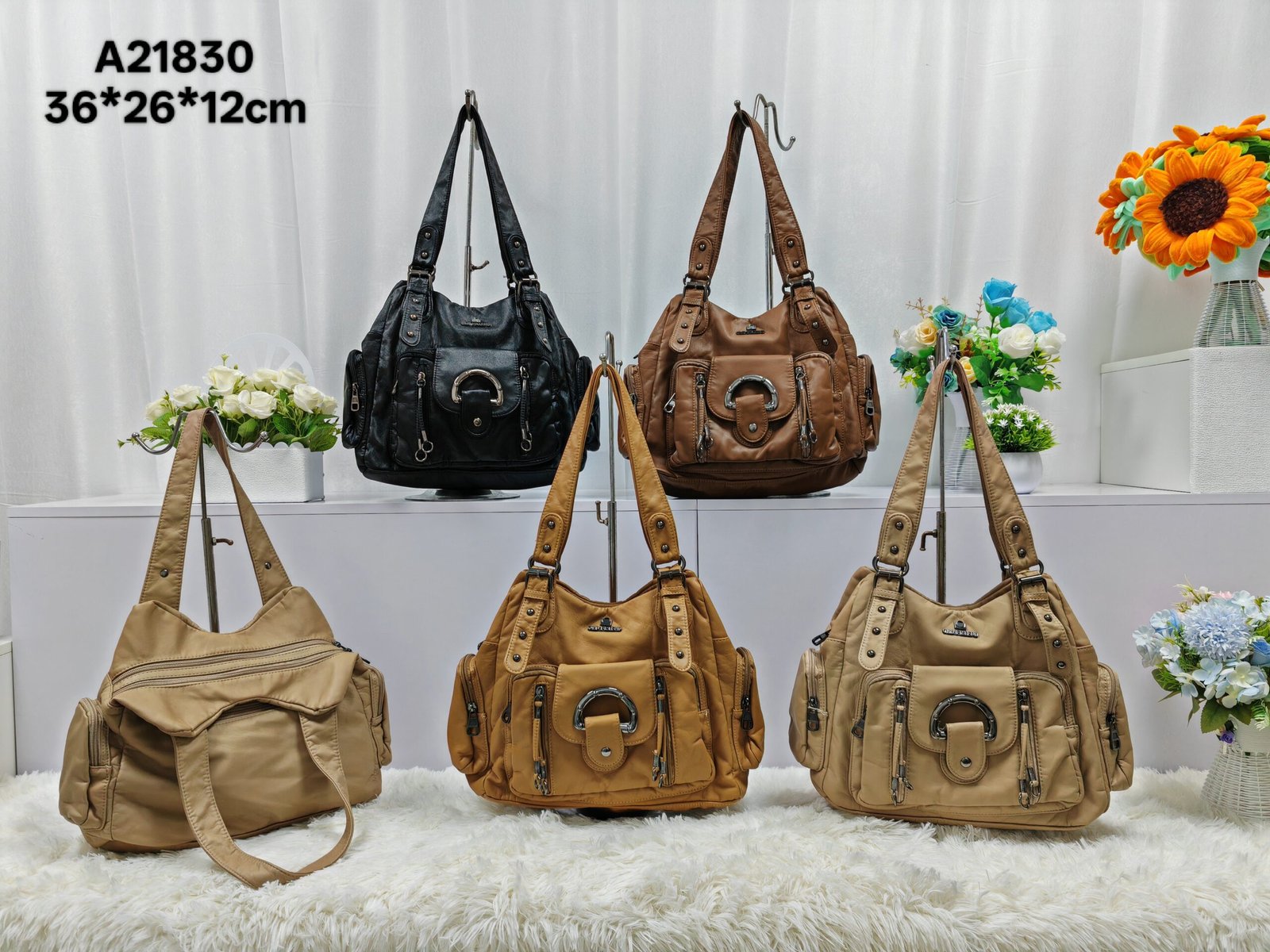 Oplus_16908288 New cross-border women's versatile bag, large capacity ladies' handbag, fashionable shoulder crossbody bag, foreign trade women's bag - Image 1