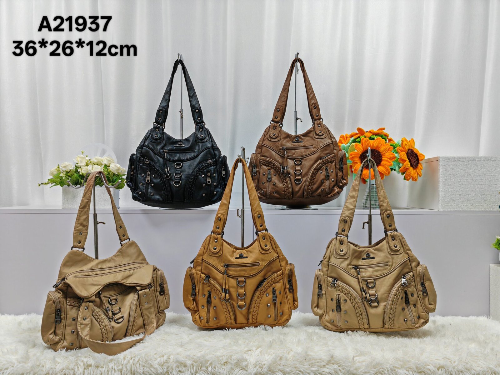 Oplus_16908288 New cross-border women's versatile bag, large capacity ladies' handbag, fashionable shoulder crossbody bag, foreign trade women's bag - Image 1