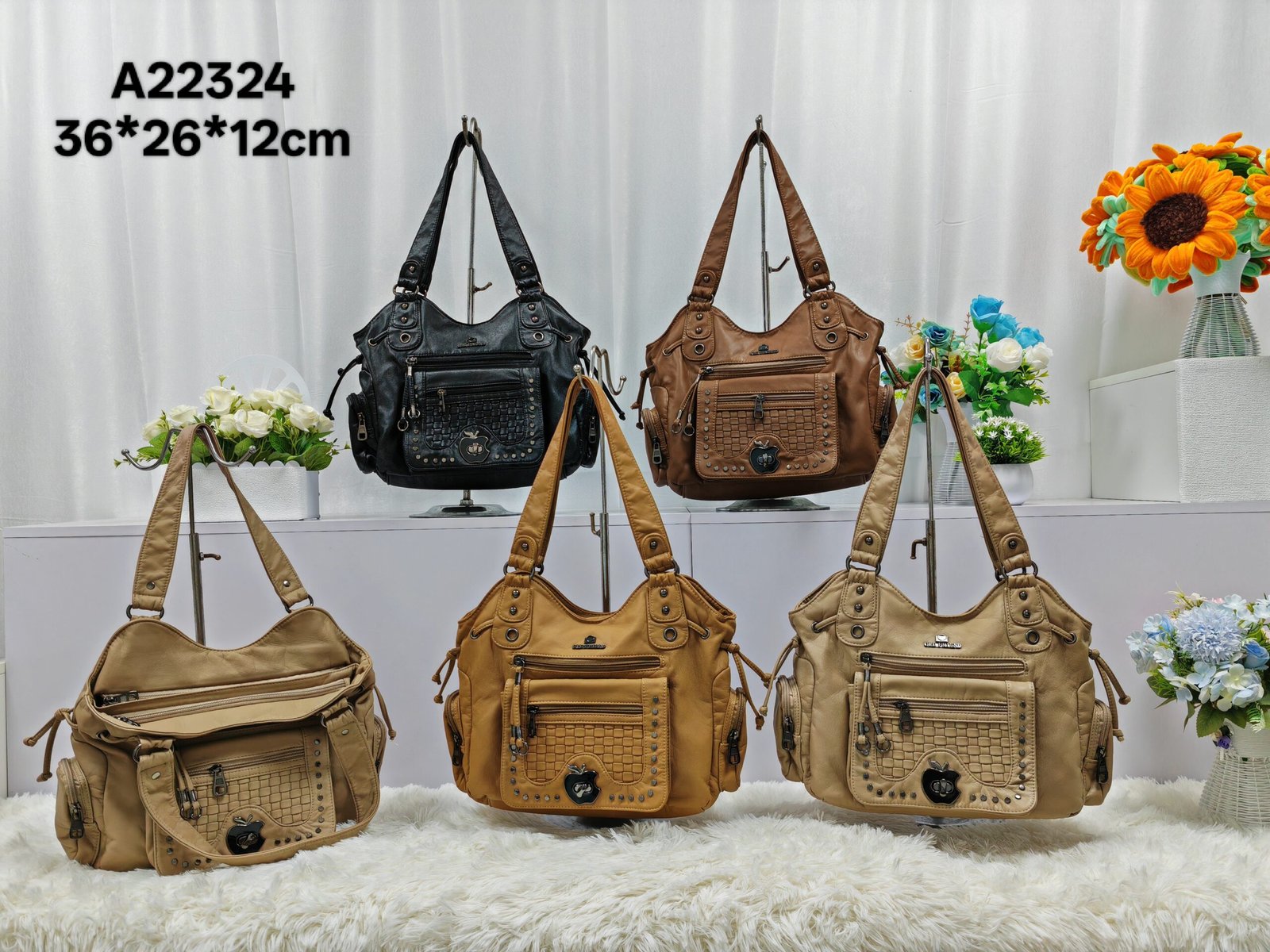 Oplus_16908288 New cross-border women's versatile bag, large capacity ladies' handbag, fashionable shoulder crossbody bag, foreign trade women's bag - Image 1