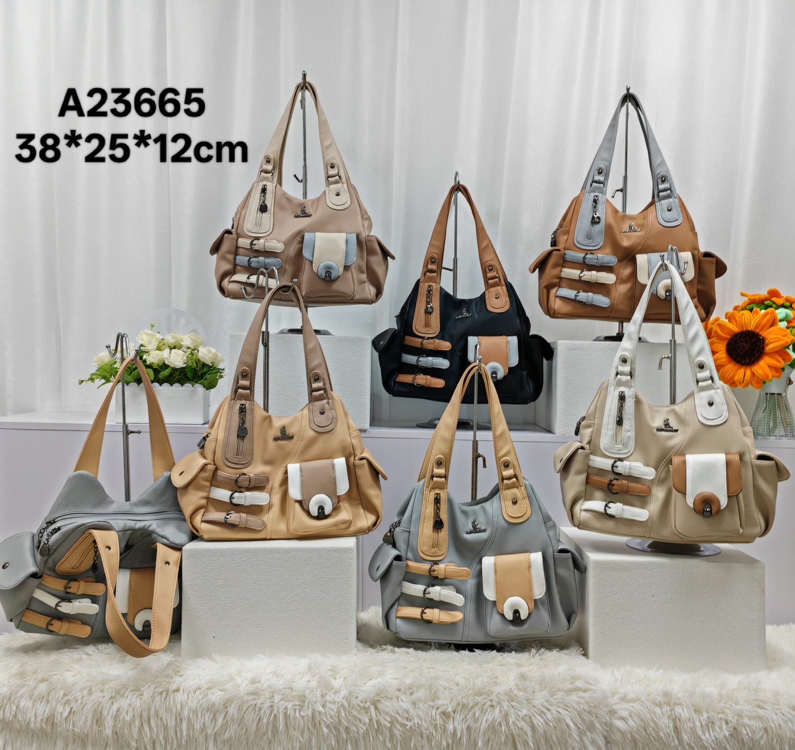 Oplus_16908288 New cross-border women's versatile bag, large capacity ladies' handbag, fashionable shoulder crossbody bag, foreign trade women's bag - Image 1