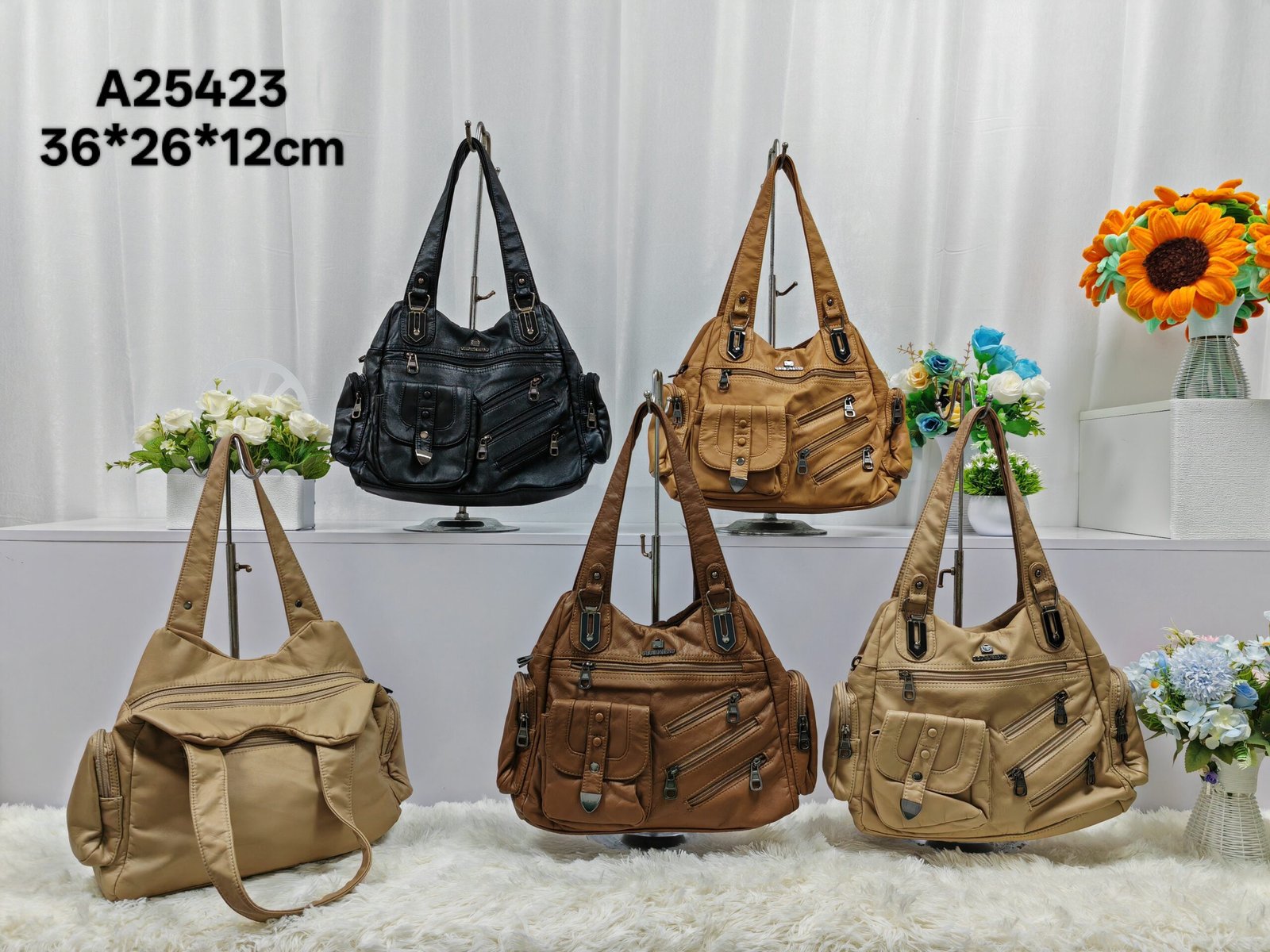 Oplus_16908288 New cross-border women's versatile bag, large capacity ladies' handbag, fashionable shoulder crossbody bag, foreign trade women's bag - Image 1