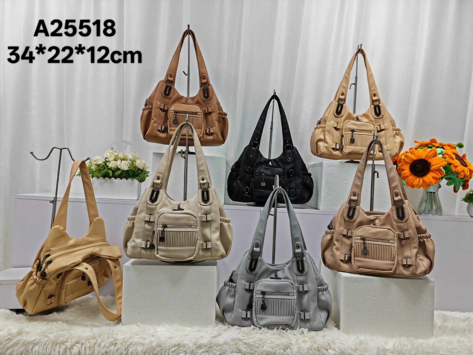 Oplus_16908288 New cross-border women's versatile bag, large capacity ladies' handbag, fashionable shoulder crossbody bag, foreign trade women's bag - Image 1