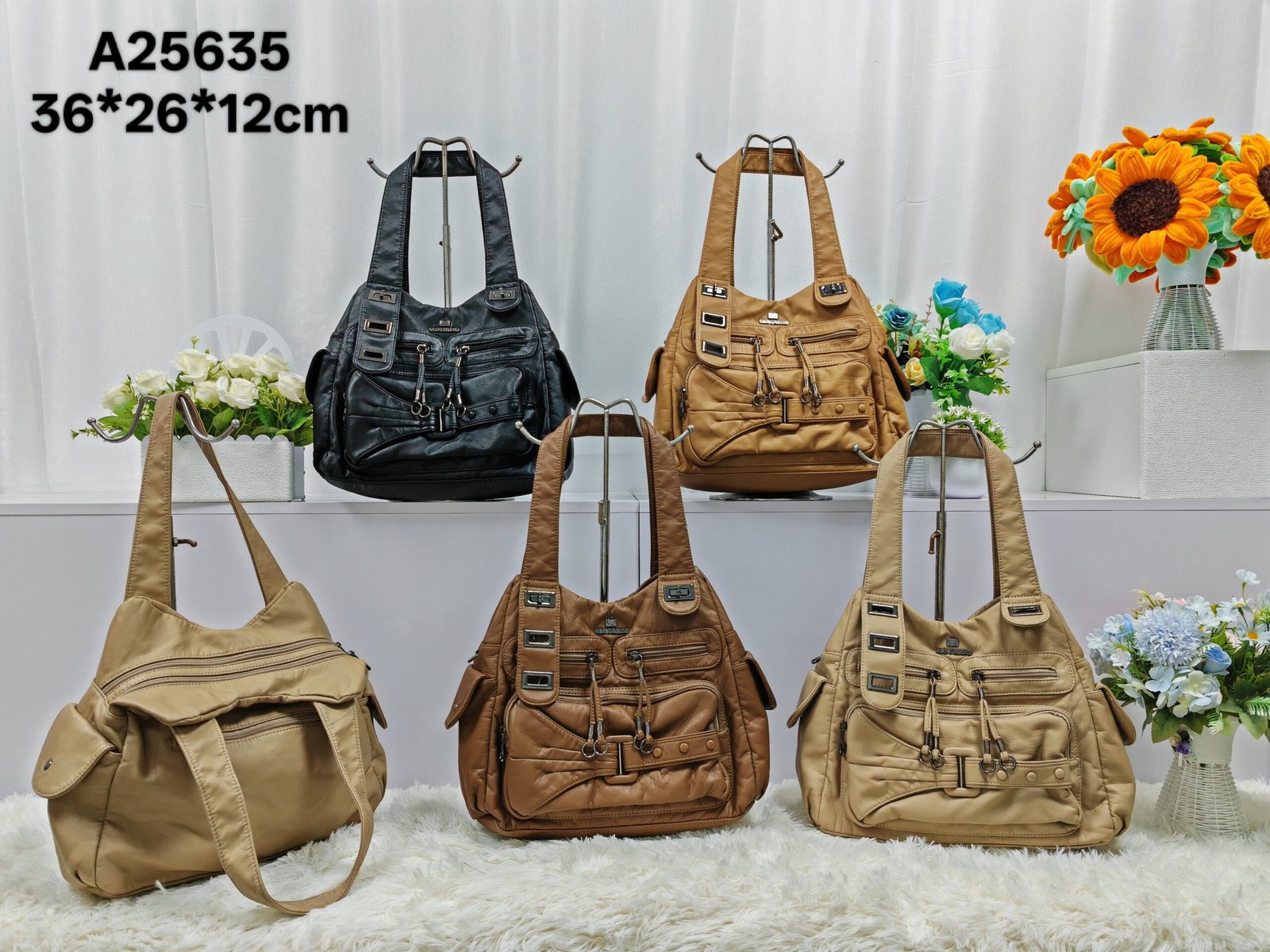 Oplus_16908288 New cross-border women's versatile bag, large capacity ladies' handbag, fashionable shoulder crossbody bag, foreign trade women's bag - Image 1
