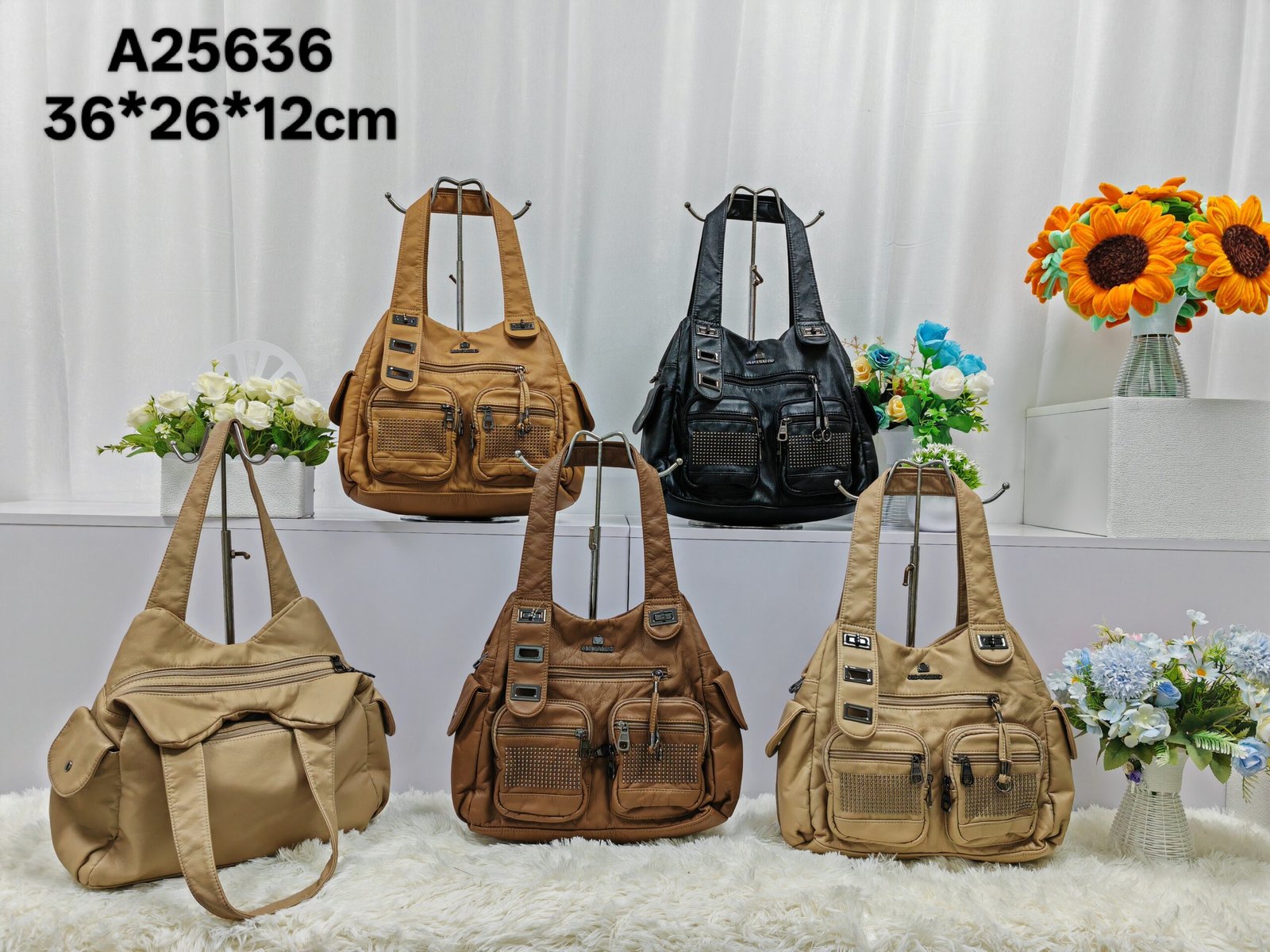Oplus_16908288 New cross-border women's versatile bag, large capacity ladies' handbag, fashionable shoulder crossbody bag, foreign trade women's bag - Image 1
