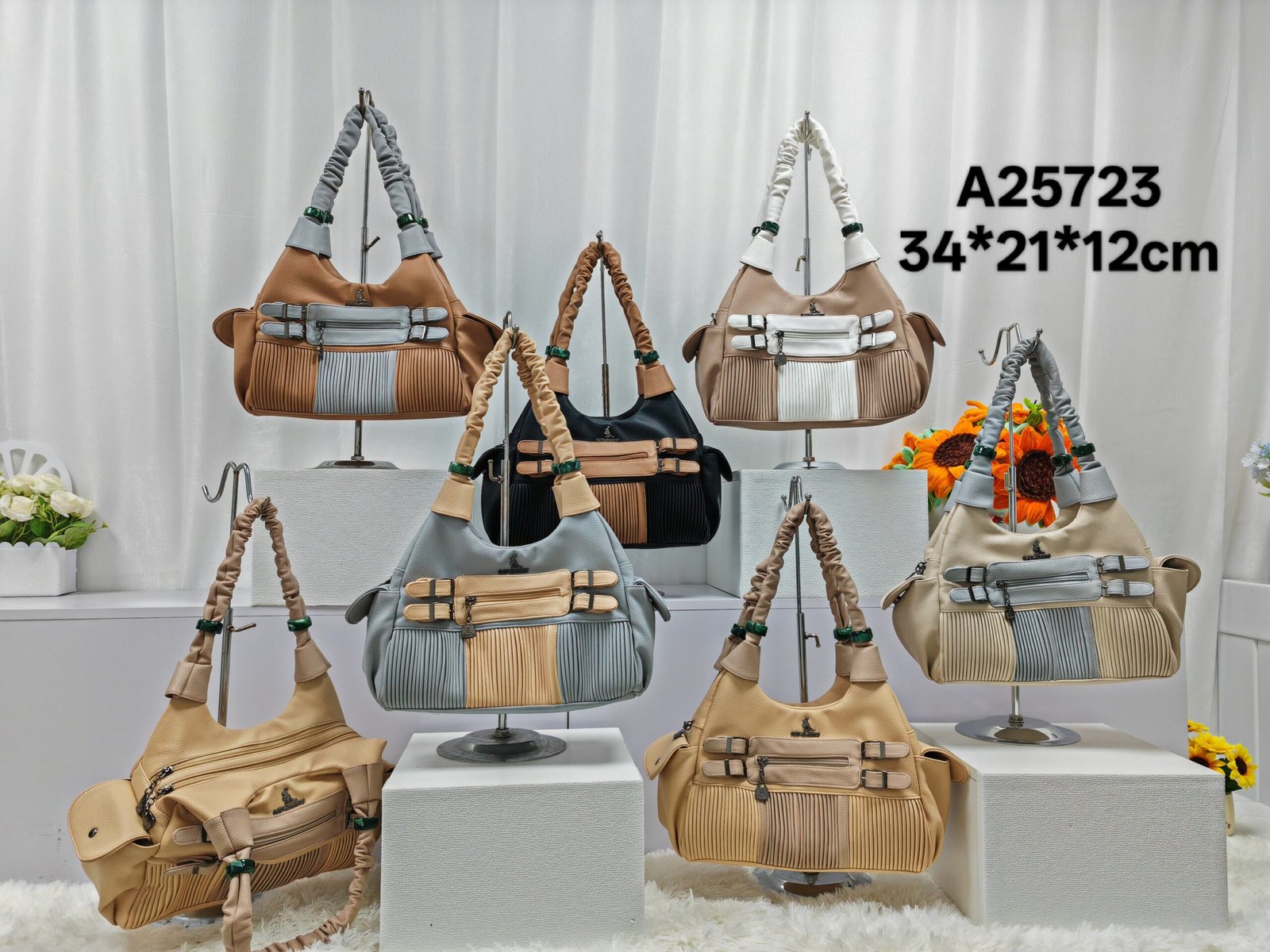 Oplus_16908288 New cross-border women's versatile bag, large capacity ladies' handbag, fashionable shoulder crossbody bag, foreign trade women's bag - Image 1