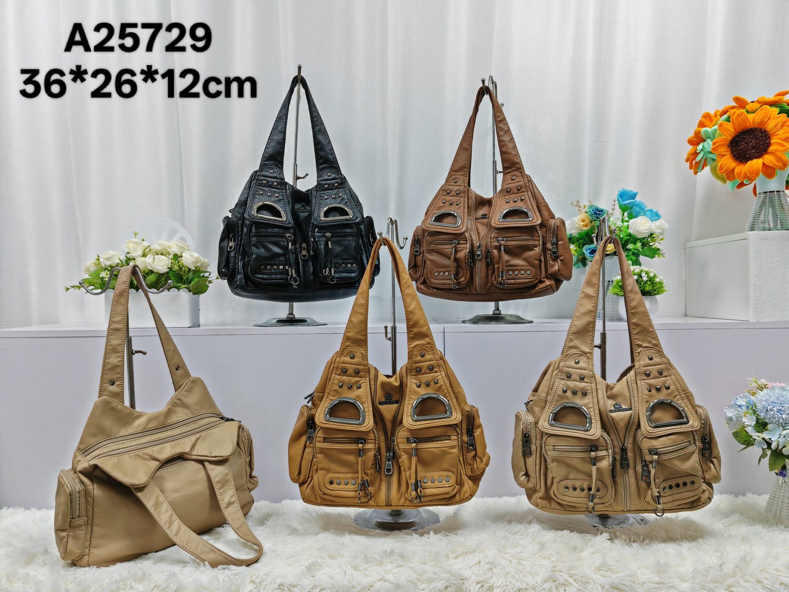 Oplus_16908288 New cross-border women's versatile bag, large capacity ladies' handbag, fashionable shoulder crossbody bag, foreign trade women's bag - Image 1
