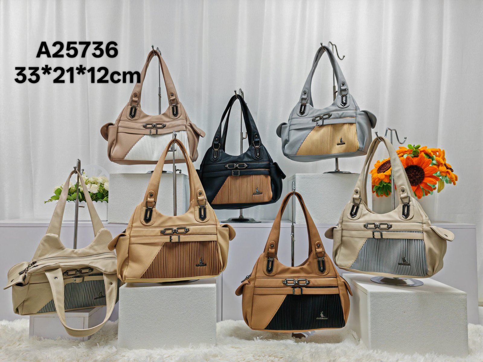 Oplus_16908288 New cross-border women's versatile bag, large capacity ladies' handbag, fashionable shoulder crossbody bag, foreign trade women's bag - Image 1