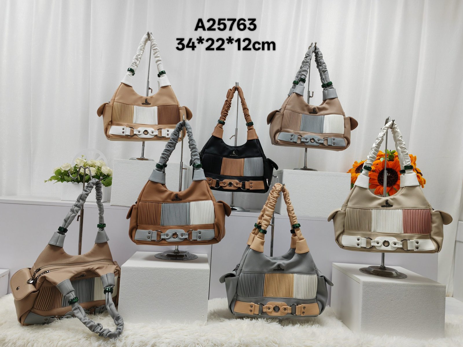 Oplus_16908288 New cross-border women's versatile bag, large capacity ladies' handbag, fashionable shoulder crossbody bag, foreign trade women's bag - Image 1