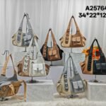 New cross-border women's versatile bag, large capacity ladies' handbag, fashionable shoulder crossbody bag, foreign trade women's bag