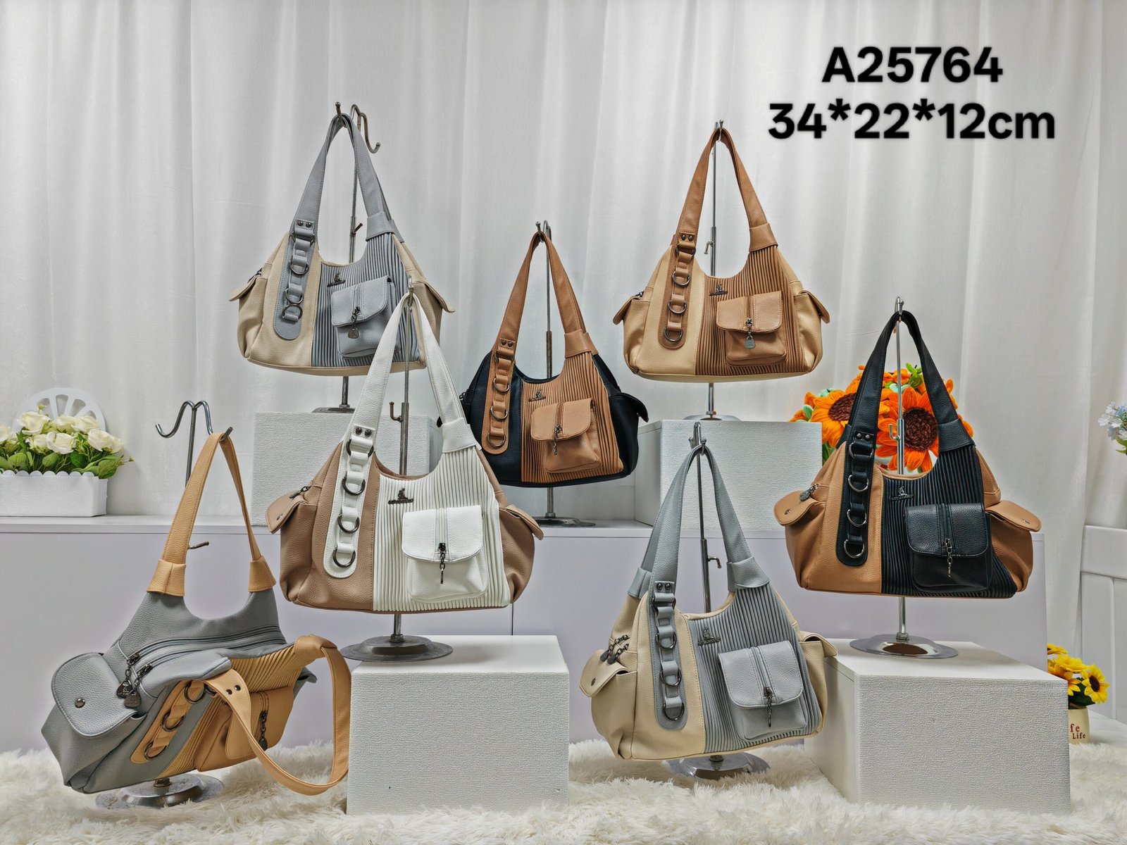 Oplus_16908288 New cross-border women's versatile bag, large capacity ladies' handbag, fashionable shoulder crossbody bag, foreign trade women's bag - Image 1
