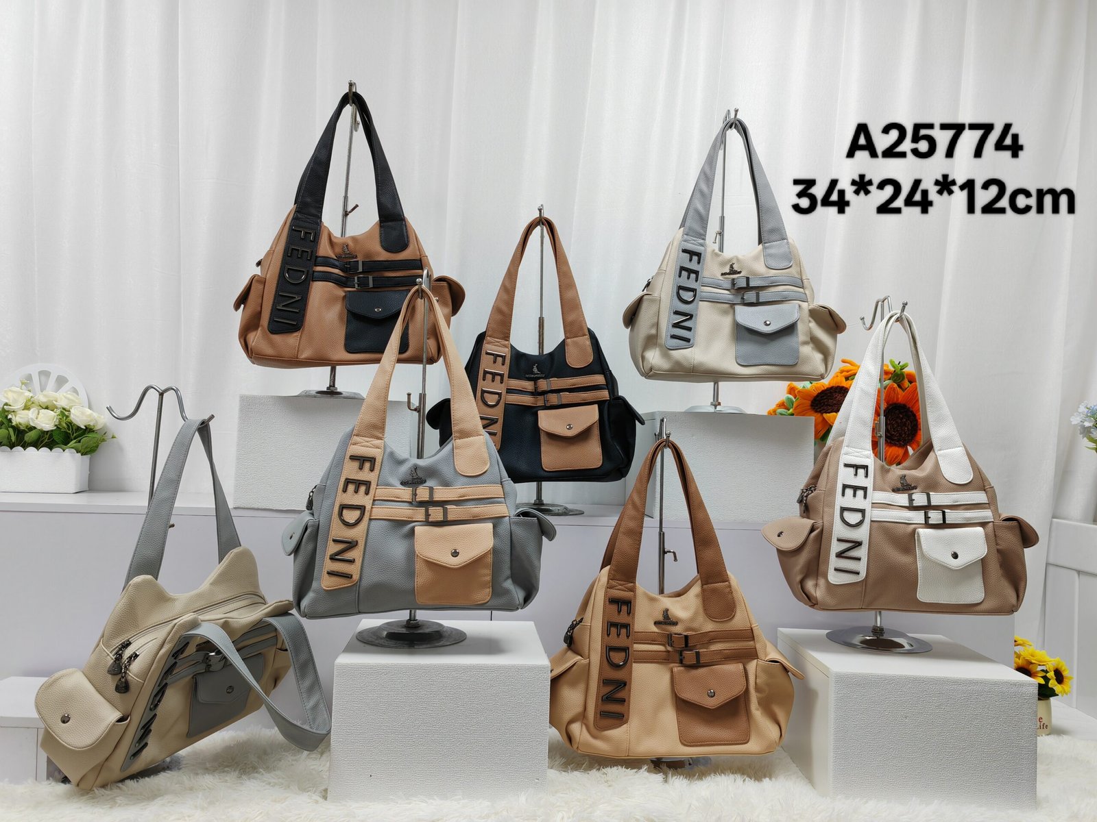 Oplus_16908288 New cross-border women's versatile bag, large capacity ladies' handbag, fashionable shoulder crossbody bag, foreign trade women's bag - Image 1